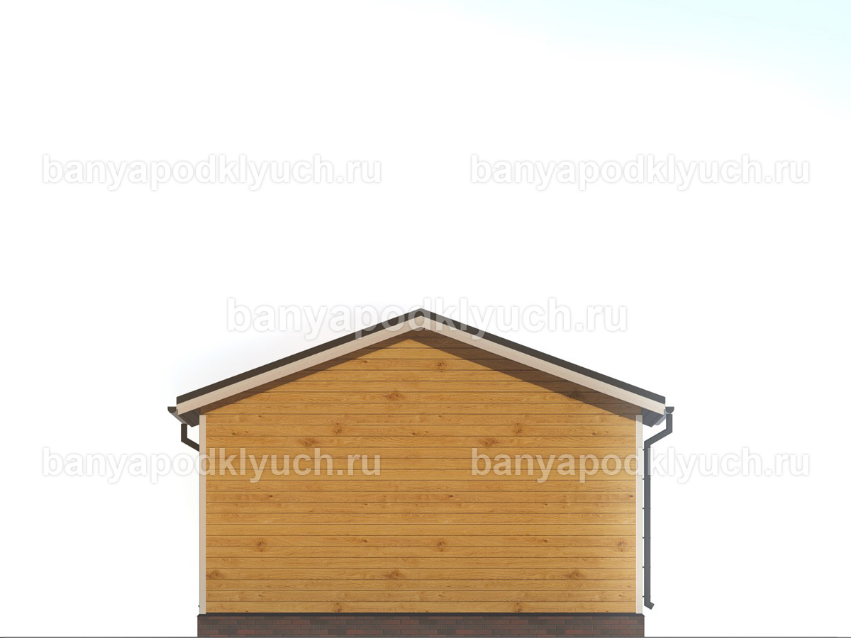 Баня из бруса 6.75x6 м Баня из бруса 6.75x6 м