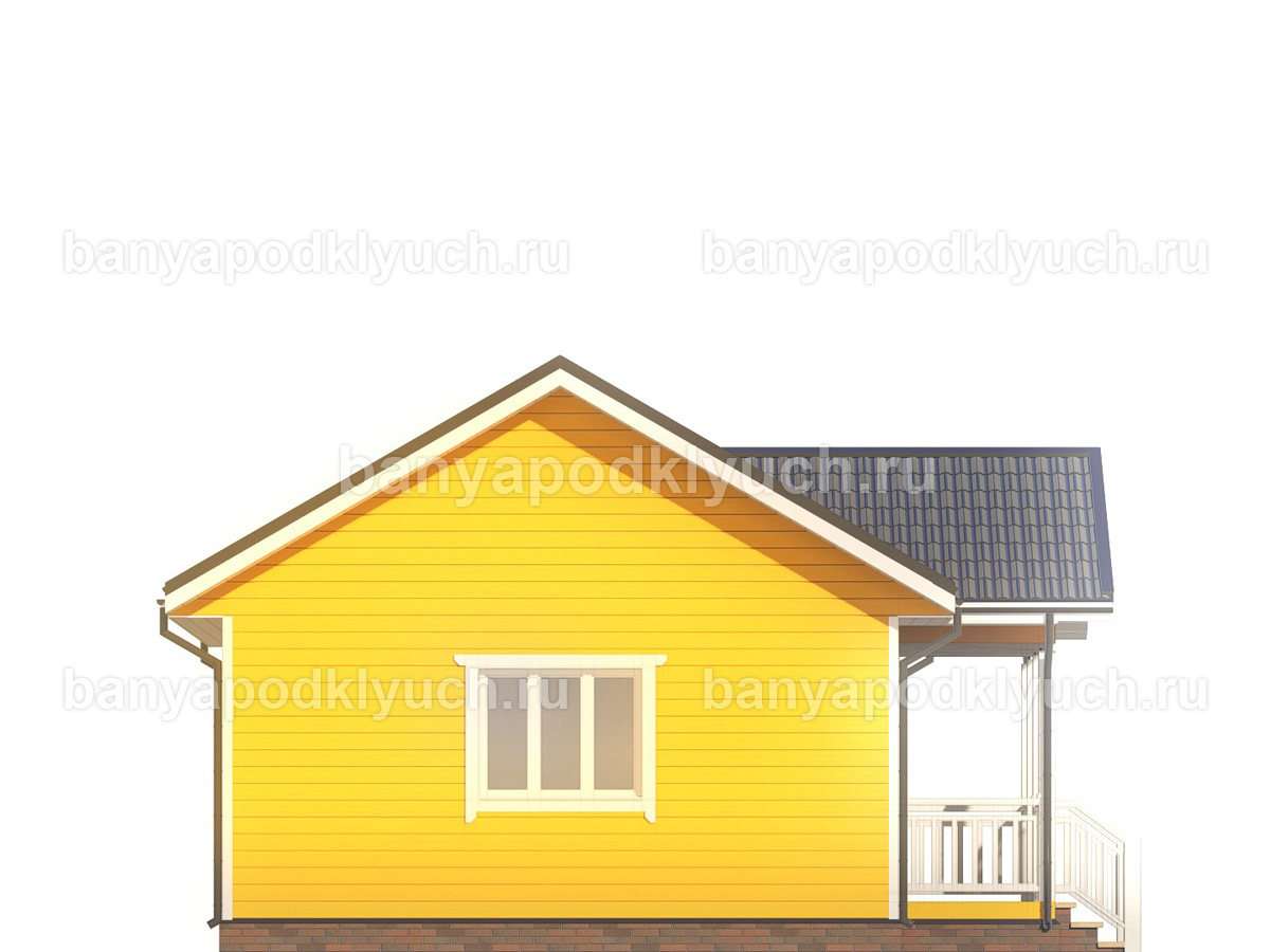 Каркасная баня 8x6 м Каркасная баня 8x6 м
