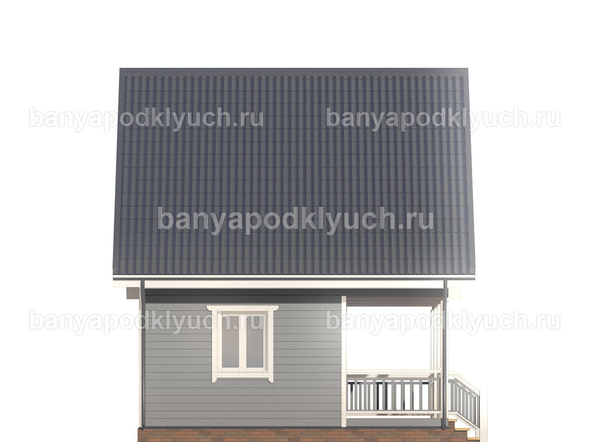 Каркасная баня 6x6 м Каркасная баня 6x6 м